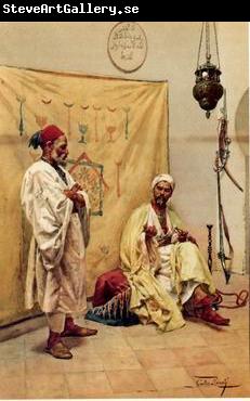 unknow artist Arab or Arabic people and life. Orientalism oil paintings  398